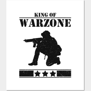 Gamer King Of Warzone Gaming Posters and Art